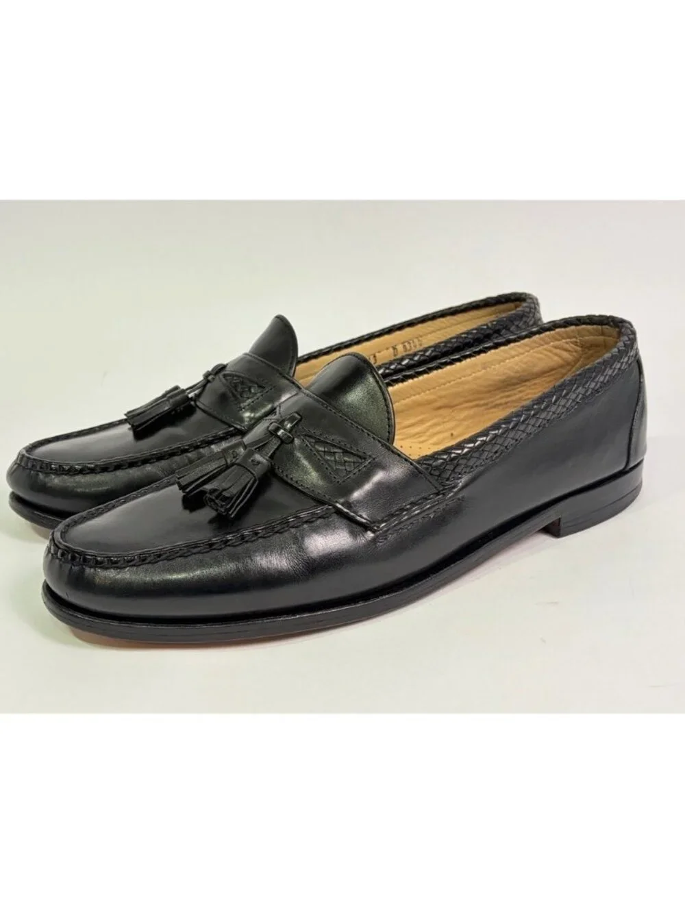 Allen Edmonds Maxfield Loafers Dress Shoes Mens Size 13 Black Leather 47711 USA